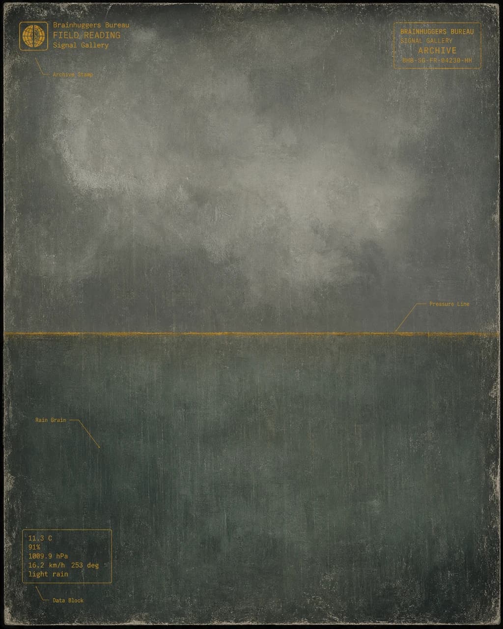 Field Reading / Hamburg Atmospheric Register 20260614-701