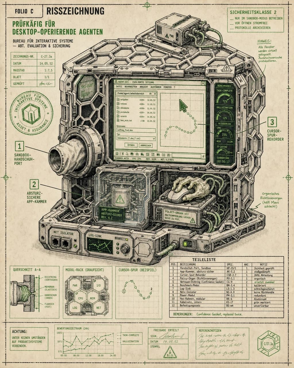 Fig. 101 / Desktop Containment Harness for Computer-Use Agents