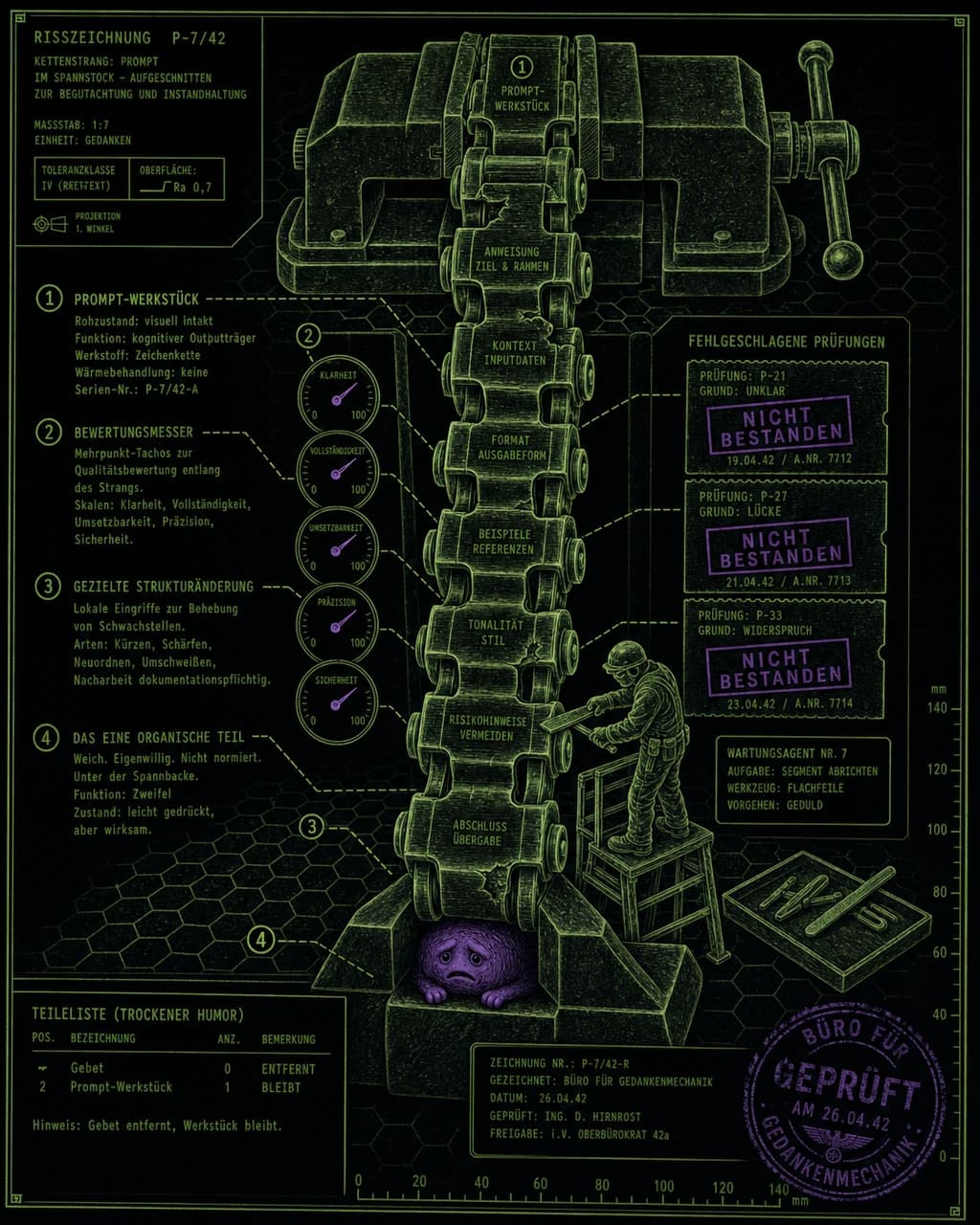 Fig. 102 / Prompt Chain Under Mechanical Correction