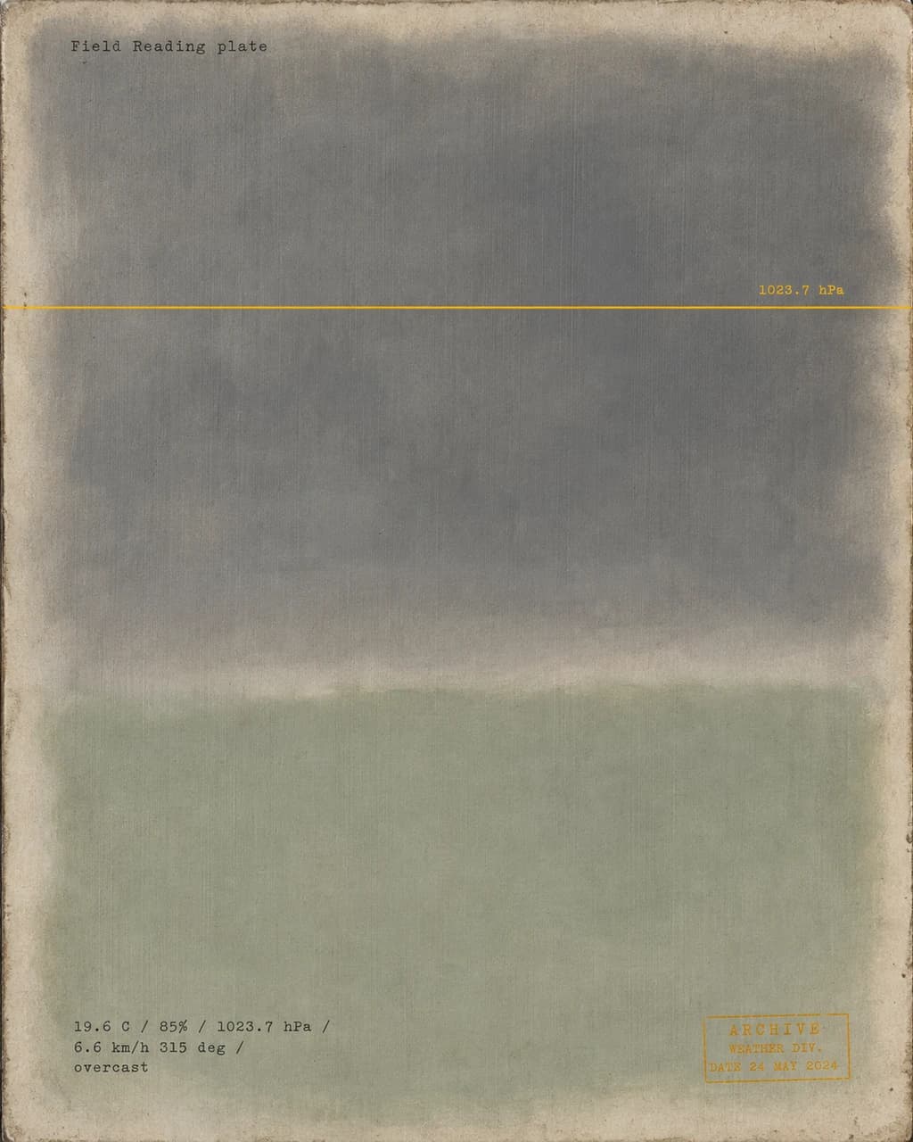 Field Reading / Hamburg Atmospheric Register 20260621-701