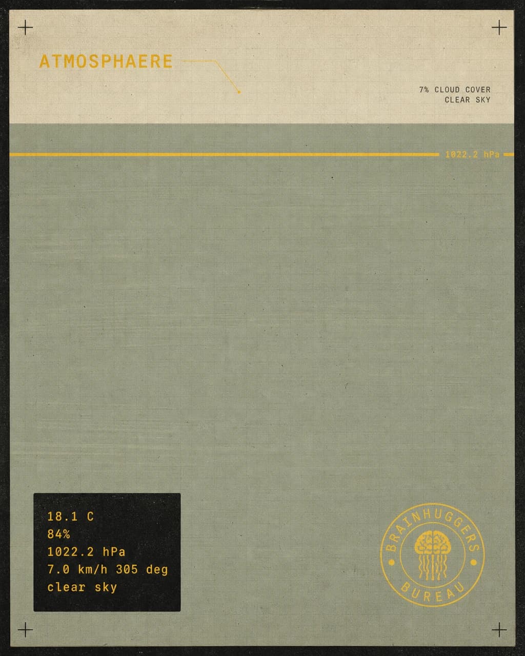 Field Reading / Hamburg Atmospheric Register 20260712-701
