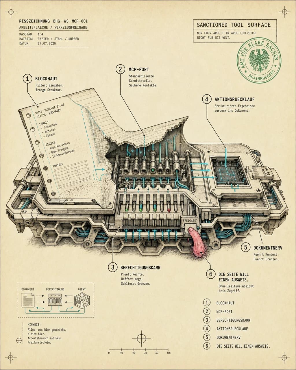 Workspace Port / Sanctioned Document Nerve Ending