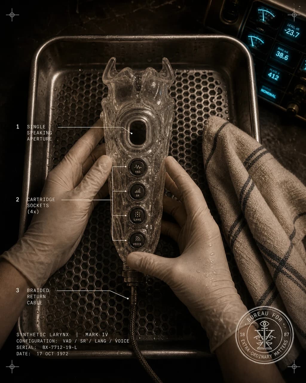 Modular Vocal Apparatus / Four Replaceable Pathways