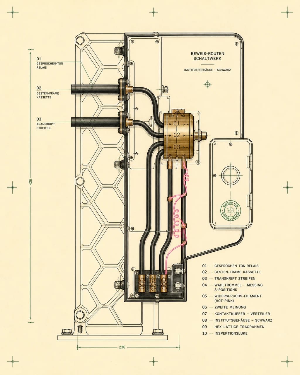 Evidence Switchboard / Social Signal Routing Assembly