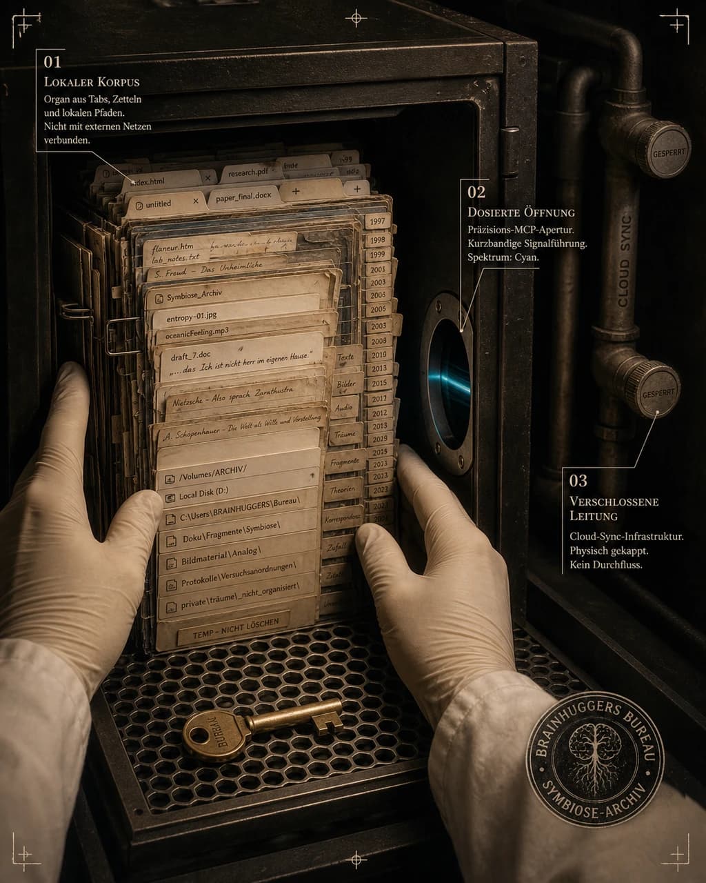 Memory Aperture / Local Corpus with Metered Assistant Access