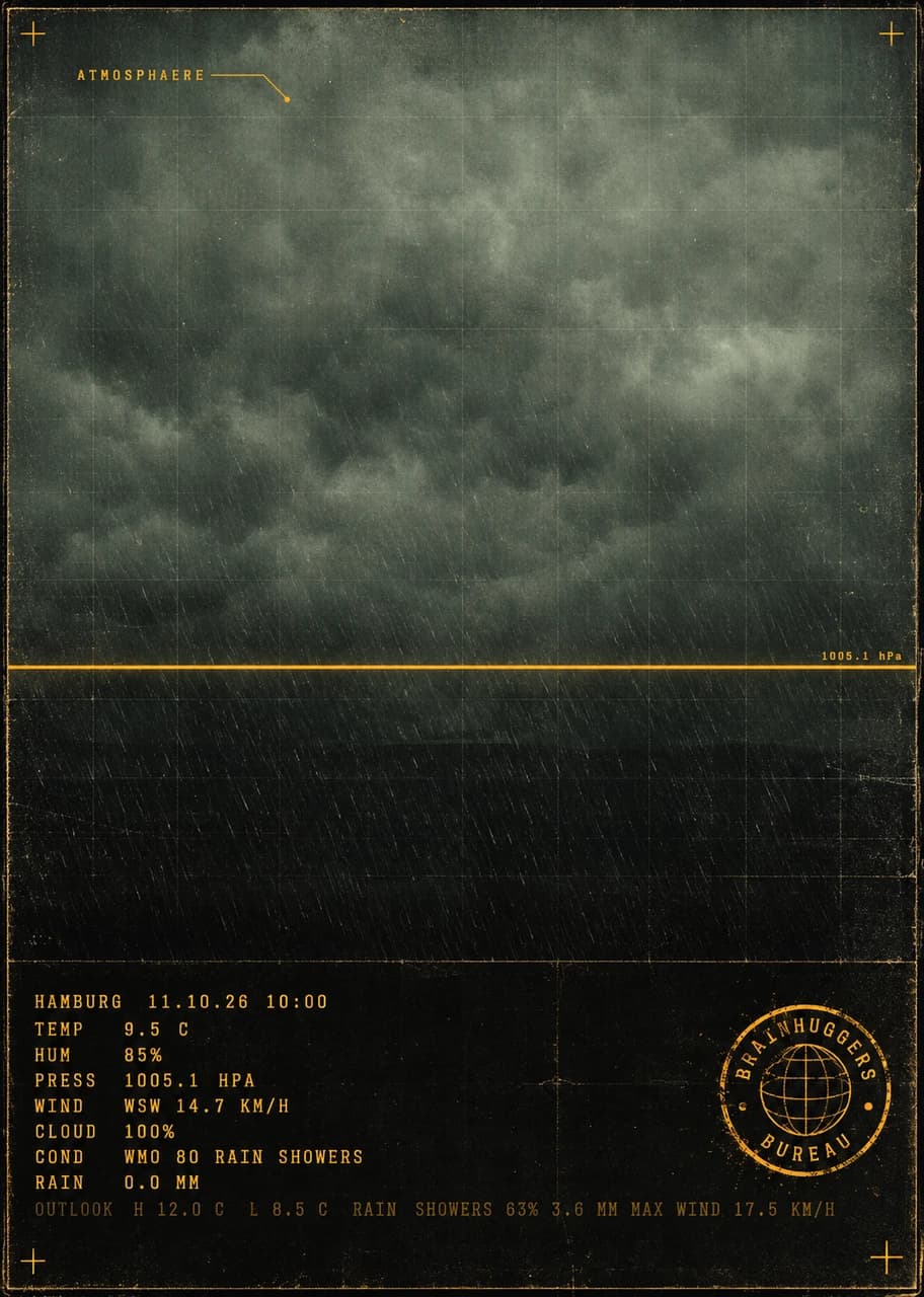 Field Reading / Atmosphere over Hamburg / 11.10.26