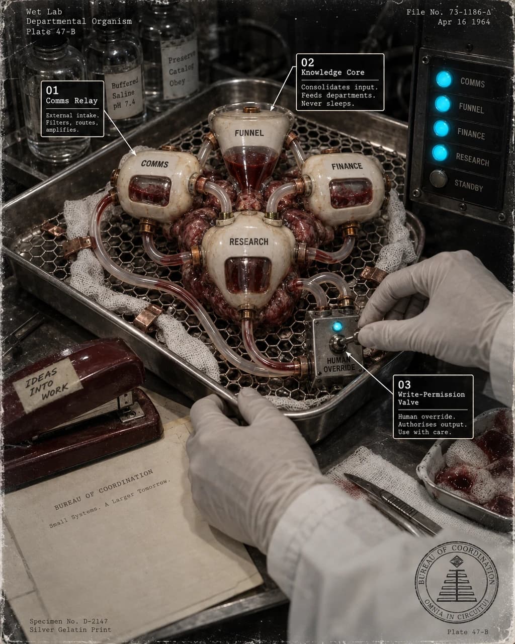 FounderOS / Single Operator with Departmental Organs