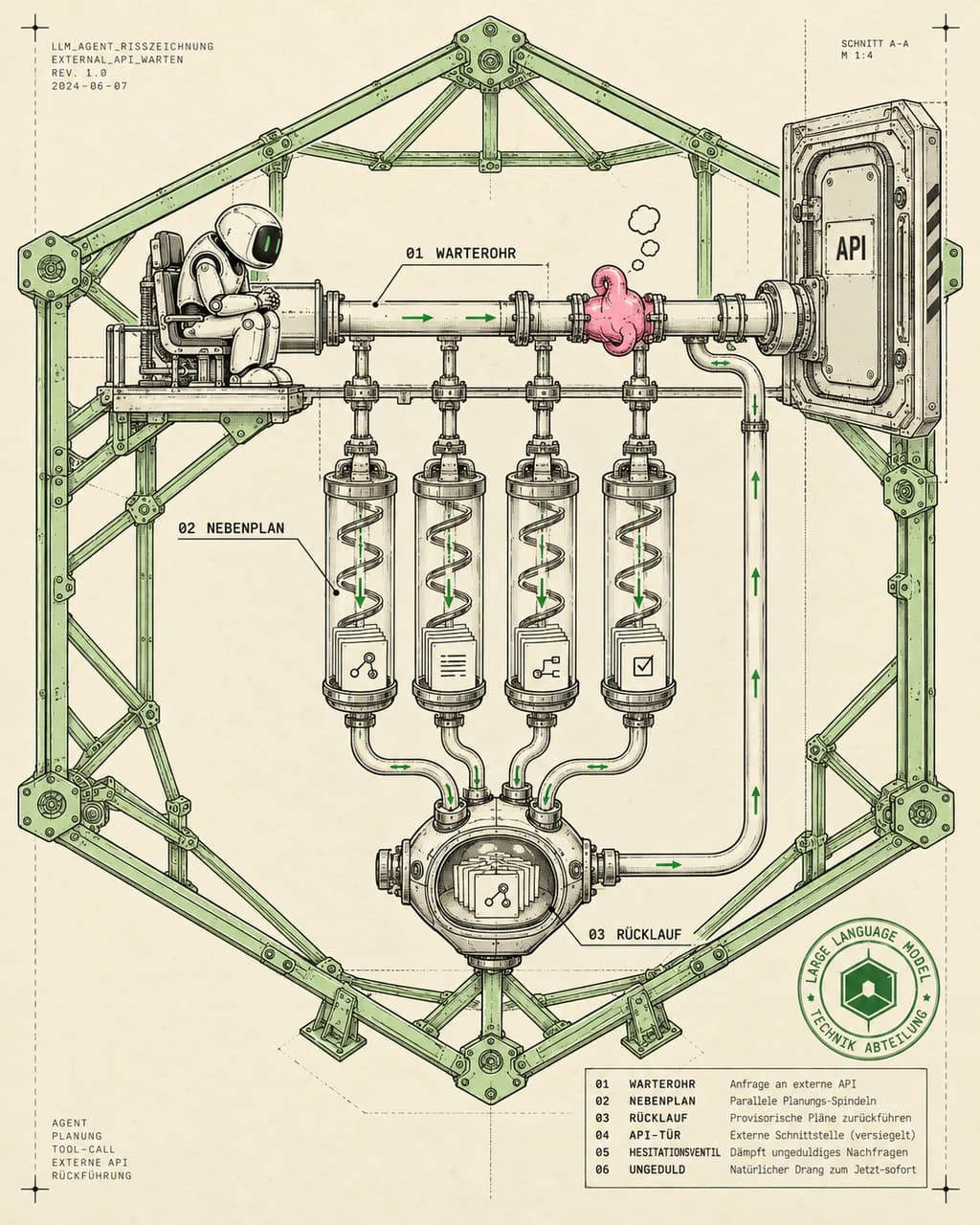 Parallel Thoughts During a Tool Wait